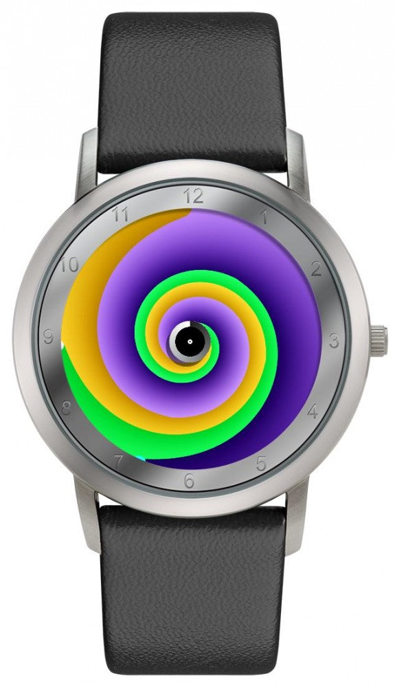 Avantgardia vertigo - Unisex Künstler Armbanduhr mit Edelstahlgehäuse 5 bar wasserdicht
