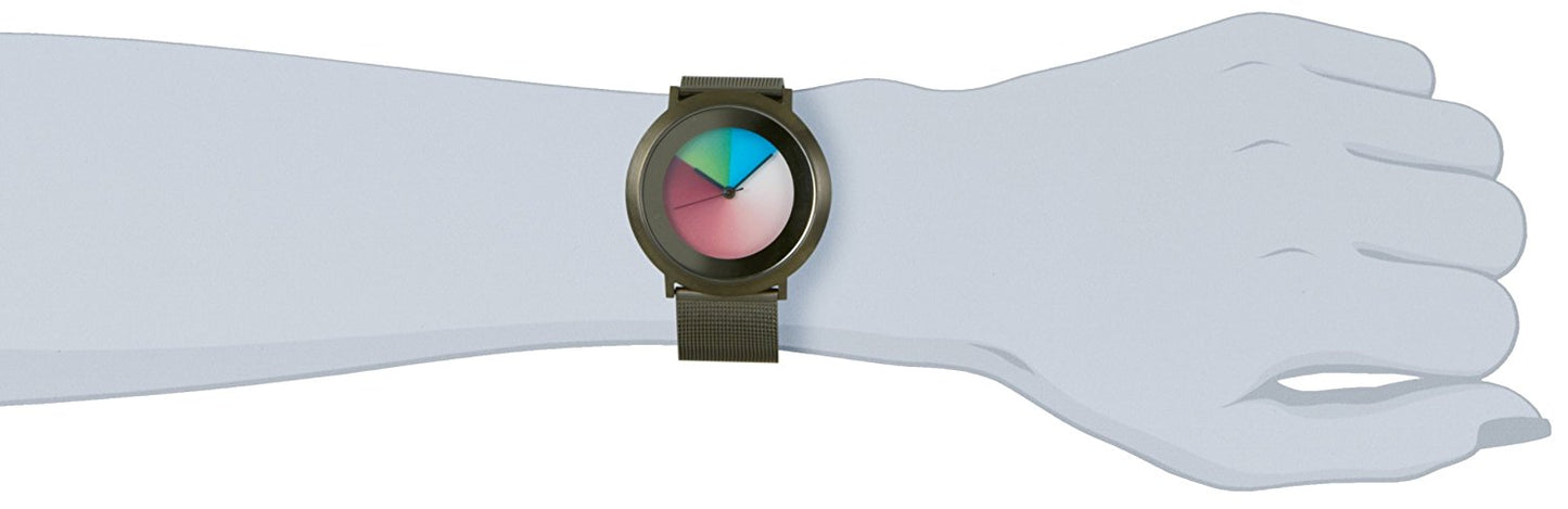 Serie ONE dot Titan Milanese, COLOUR INSPIRATION, UNISEX Armbanduhr, Edelstahl