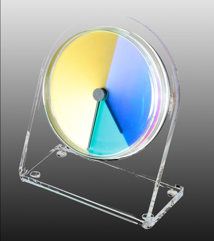 Petriplex classic, Acryl Tisch- und Regal Uhr (Buffetuhr)