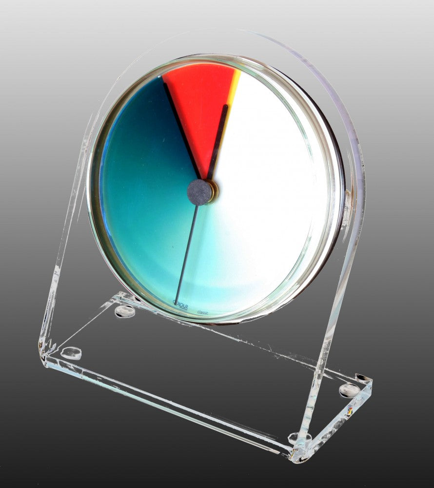 Petriplex classic, Acryl Tisch- und Regal Uhr (Buffetuhr)