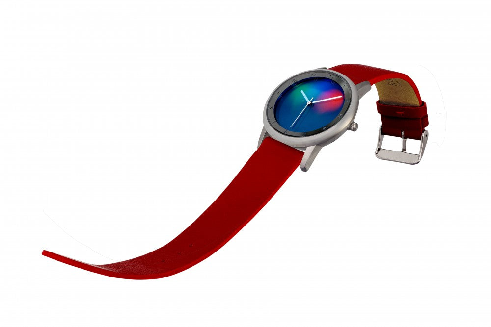 Avantgardia light  - Unisex Künstler Armbanduhr mit Edelstahlgehäuse 5 bar wasserdicht
