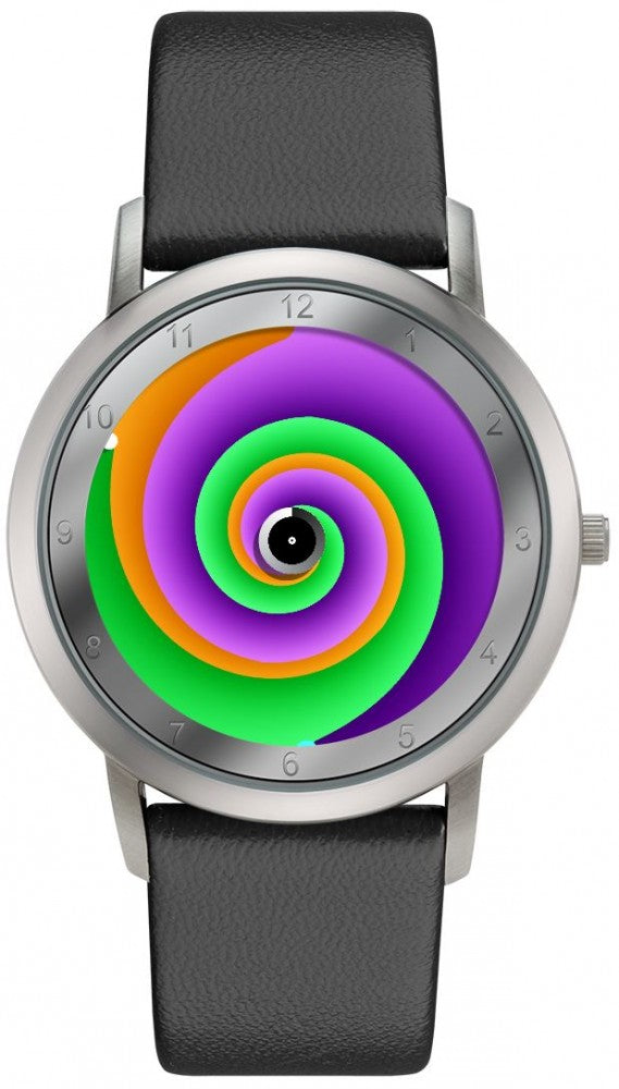 Avantgardia vertigo  - Unisex Künstler Armbanduhr mit Edelstahlgehäuse 5 bar wasserdicht