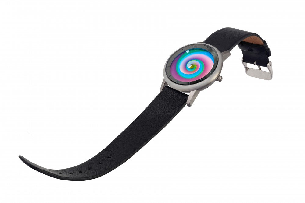 Avantgardia vertigo  - Unisex Künstler Armbanduhr mit Edelstahlgehäuse 5 bar wasserdicht