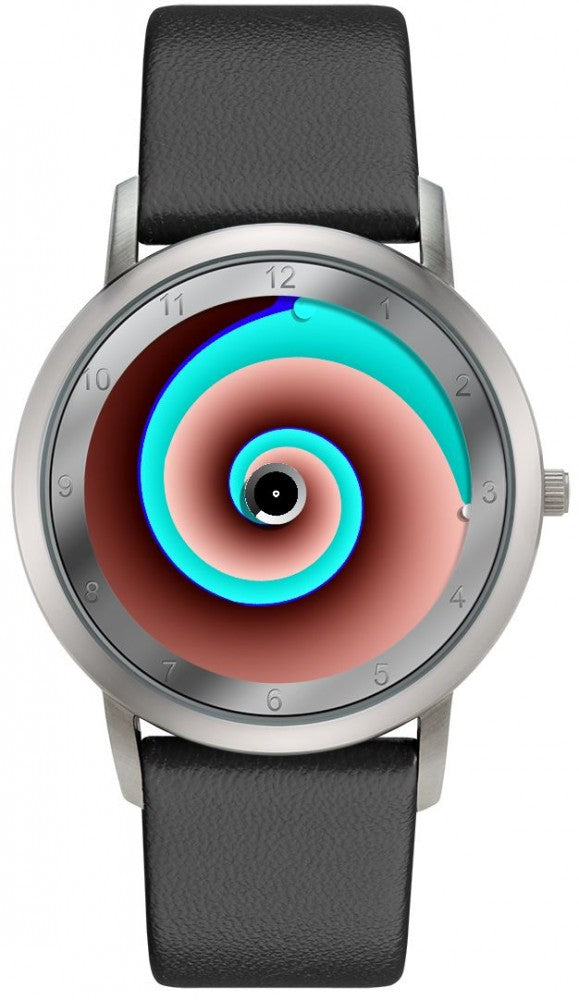Avantgardia vertigo  - Unisex Künstler Armbanduhr mit Edelstahlgehäuse 5 bar wasserdicht