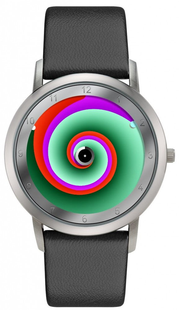 Avantgardia vertigo  - Unisex Künstler Armbanduhr mit Edelstahlgehäuse 5 bar wasserdicht