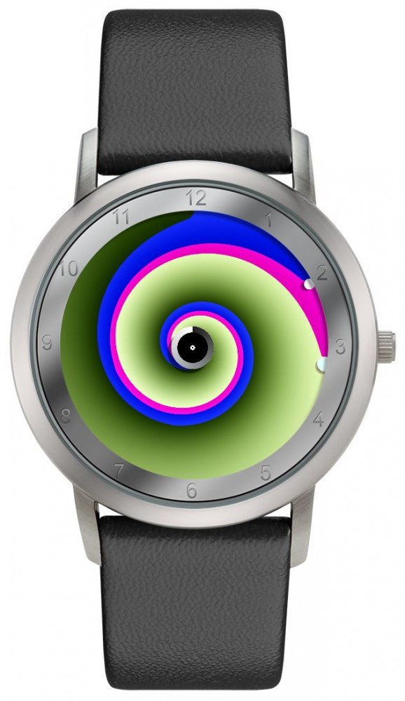 Avantgardia vertigo  - Unisex Künstler Armbanduhr mit Edelstahlgehäuse 5 bar wasserdicht