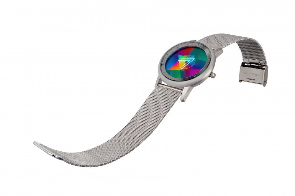 Avantgardia Vee   - Unisex Künstler Armbanduhr mit Edelstahlgehäuse 5 bar wasserdicht