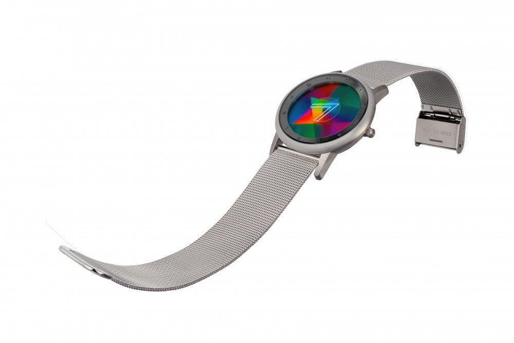 Avantgardia Vee   - Unisex Künstler Armbanduhr mit Edelstahlgehäuse 5 bar wasserdicht