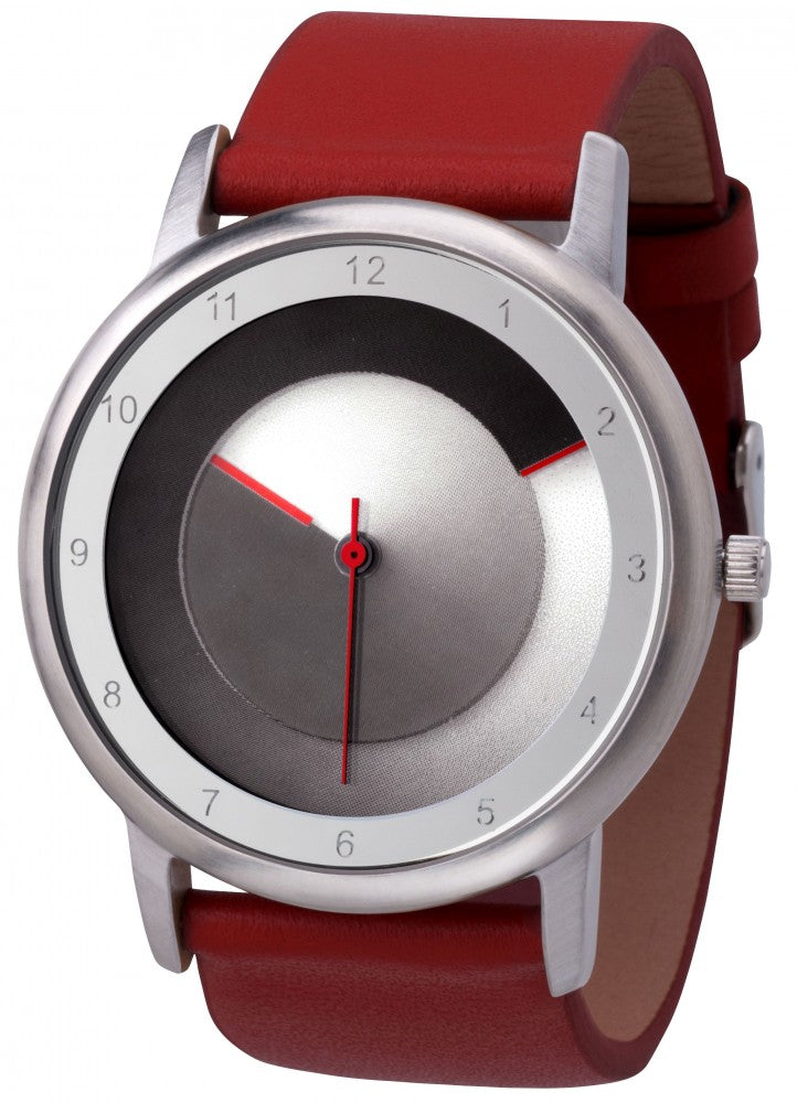 Avantgardia black  - Unisex Künstler Armbanduhr mit Edelstahlgehäuse 5 bar wasserdicht