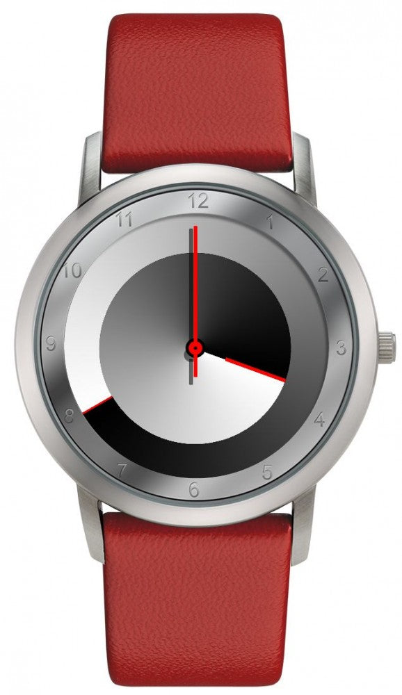 Avantgardia black  - Unisex Künstler Armbanduhr mit Edelstahlgehäuse 5 bar wasserdicht