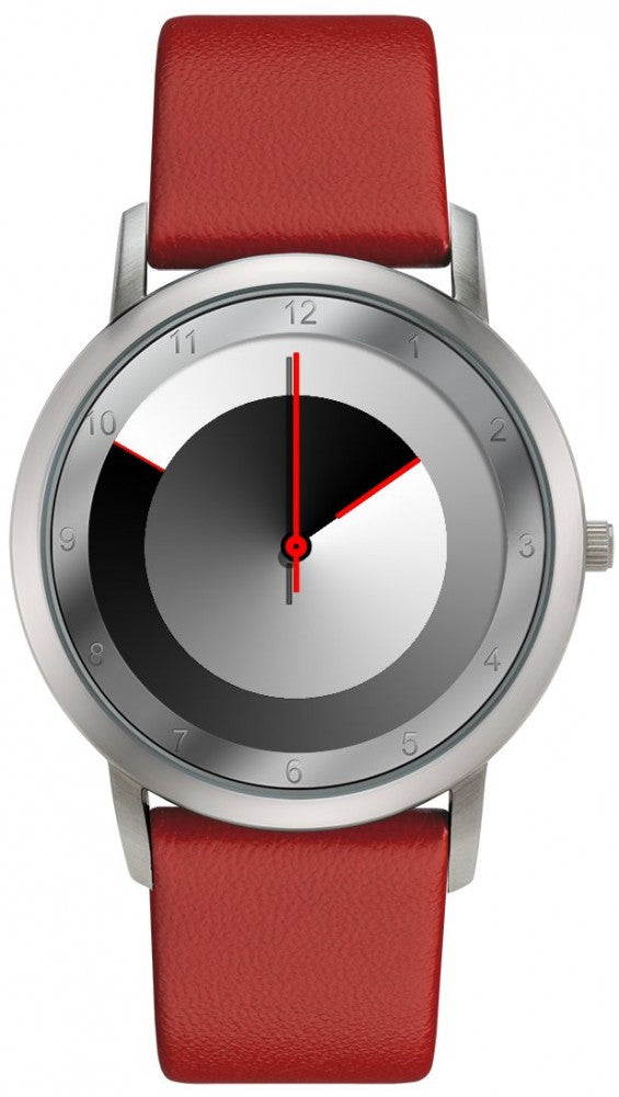 Avantgardia black  - Unisex Künstler Armbanduhr mit Edelstahlgehäuse 5 bar wasserdicht
