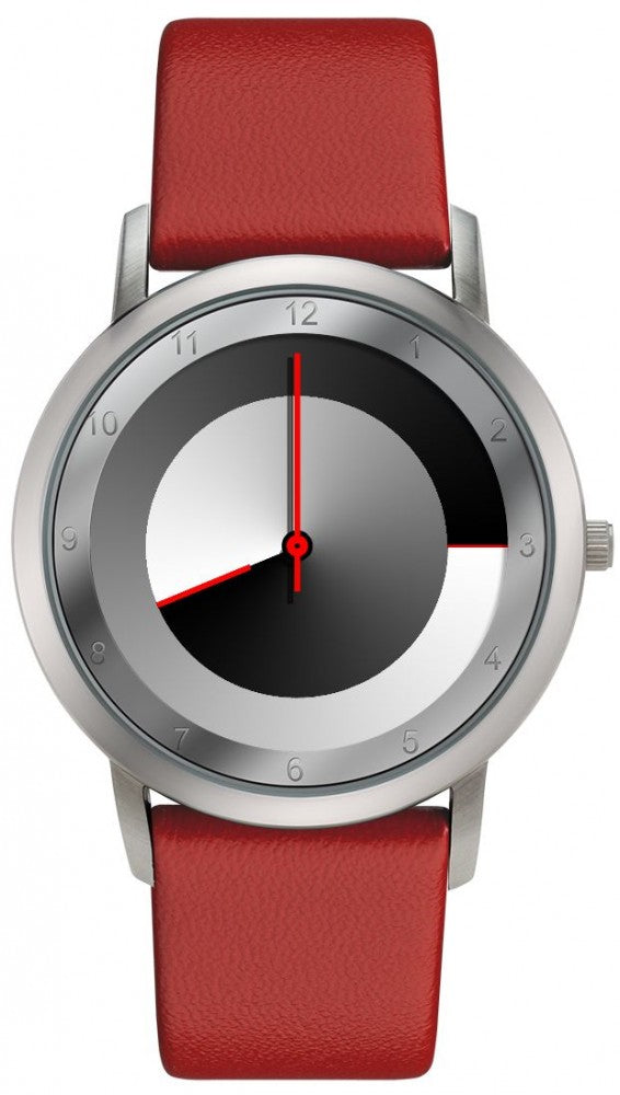 Avantgardia black  - Unisex Künstler Armbanduhr mit Edelstahlgehäuse 5 bar wasserdicht