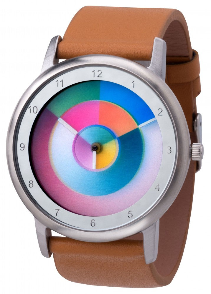 Avantgardia hurry  - Unisex Künstler Armbanduhr mit Edelstahlgehäuse 5 bar wasserdicht