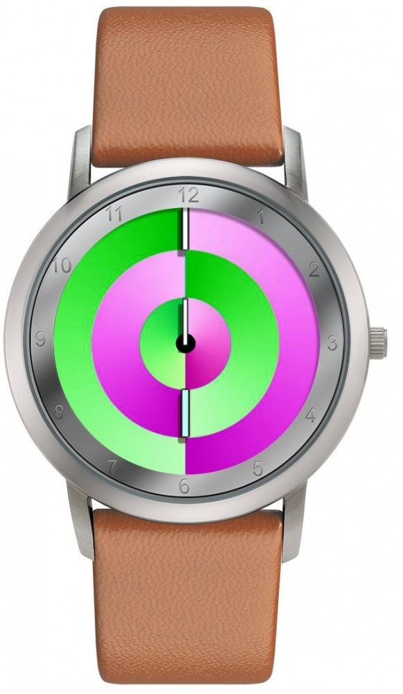 Avantgardia hurry  - Unisex Künstler Armbanduhr mit Edelstahlgehäuse 5 bar wasserdicht