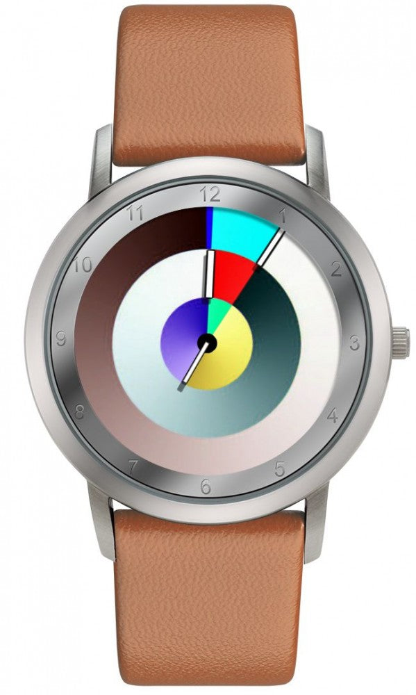 Avantgardia hurry  - Unisex Künstler Armbanduhr mit Edelstahlgehäuse 5 bar wasserdicht