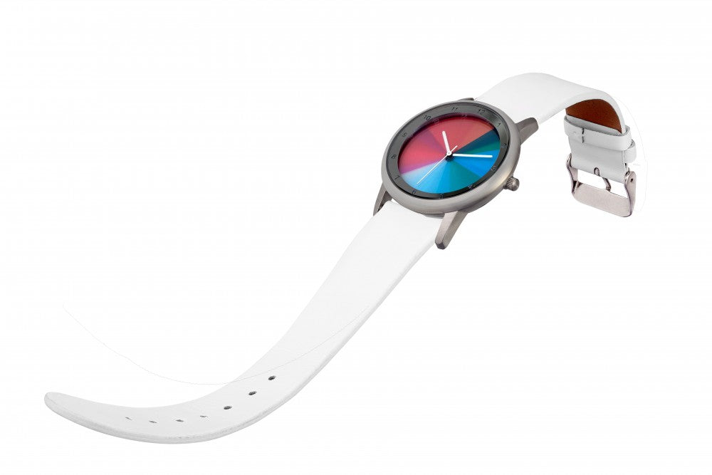 Avantgardia segments  - Unisex Künstler Armbanduhr mit Edelstahlgehäuse 5 bar wasserdicht