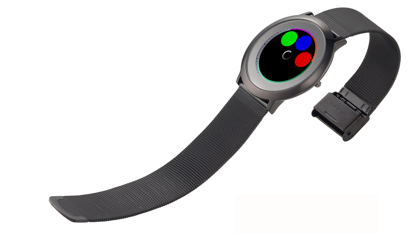 Serie ONE dot Titan Milanese, COLOUR INSPIRATION, UNISEX Armbanduhr, Edelstahl