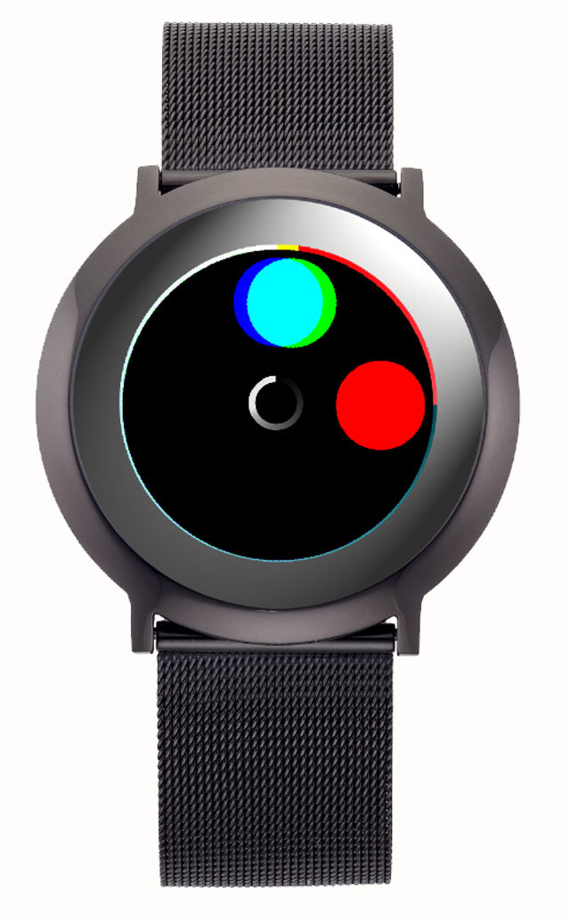 Serie ONE dot Titan Milanese, COLOUR INSPIRATION, UNISEX Armbanduhr, Edelstahl