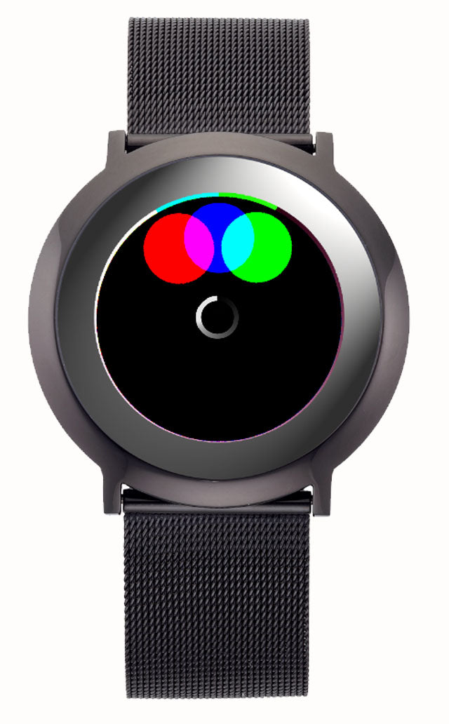 Serie ONE dot Titan Milanese, COLOUR INSPIRATION, UNISEX Armbanduhr, Edelstahl