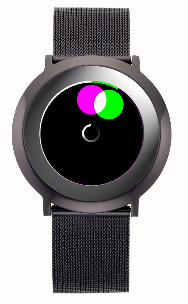 Serie ONE dot Titan Milanese, COLOUR INSPIRATION, UNISEX Armbanduhr, Edelstahl