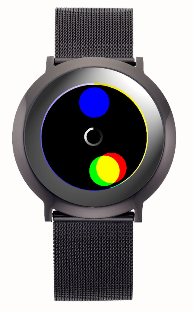Serie ONE dot Titan Milanese, COLOUR INSPIRATION, UNISEX Armbanduhr, Edelstahl