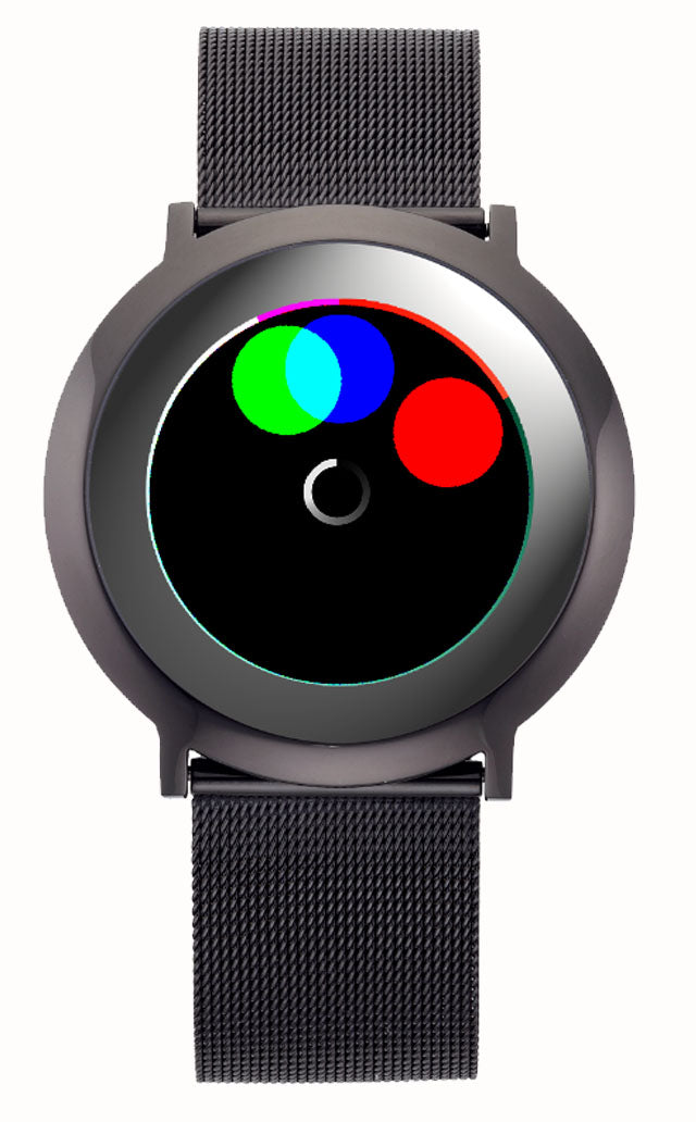 Serie ONE dot Titan Milanese, COLOUR INSPIRATION, UNISEX Armbanduhr, Edelstahl