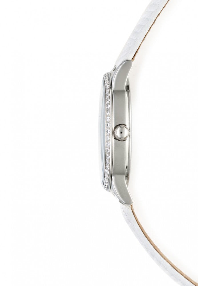 Avantgardia silver crystal - white lizard - tripod