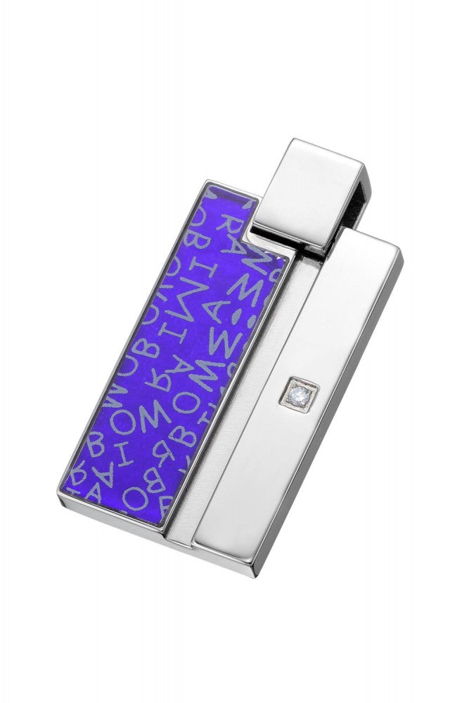 Rainbow Watch Rainbow letter design - Halskette mit Diamant