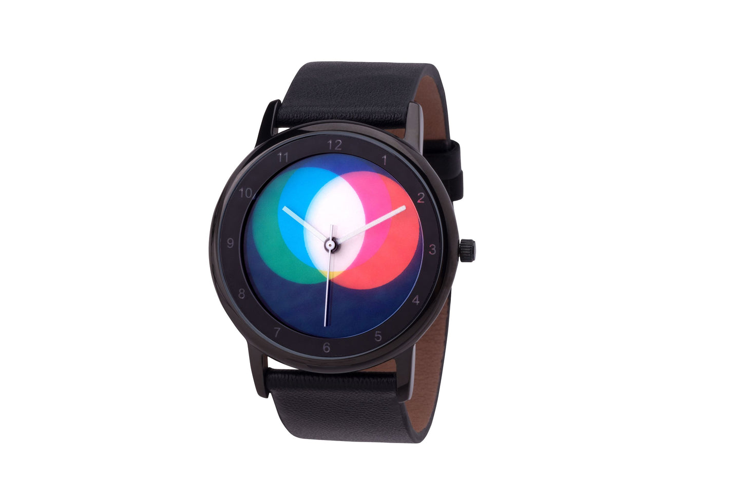 Avantgardia RGB  - Unisex Künstler Armbanduhr mit Edelstahlgehäuse 5 bar wasserdicht