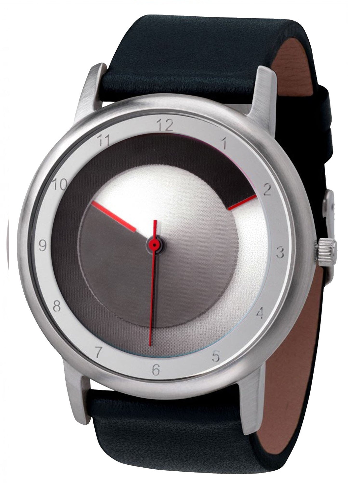 Avantgardia black  - Unisex Künstler Armbanduhr mit Edelstahlgehäuse 5 bar wasserdicht