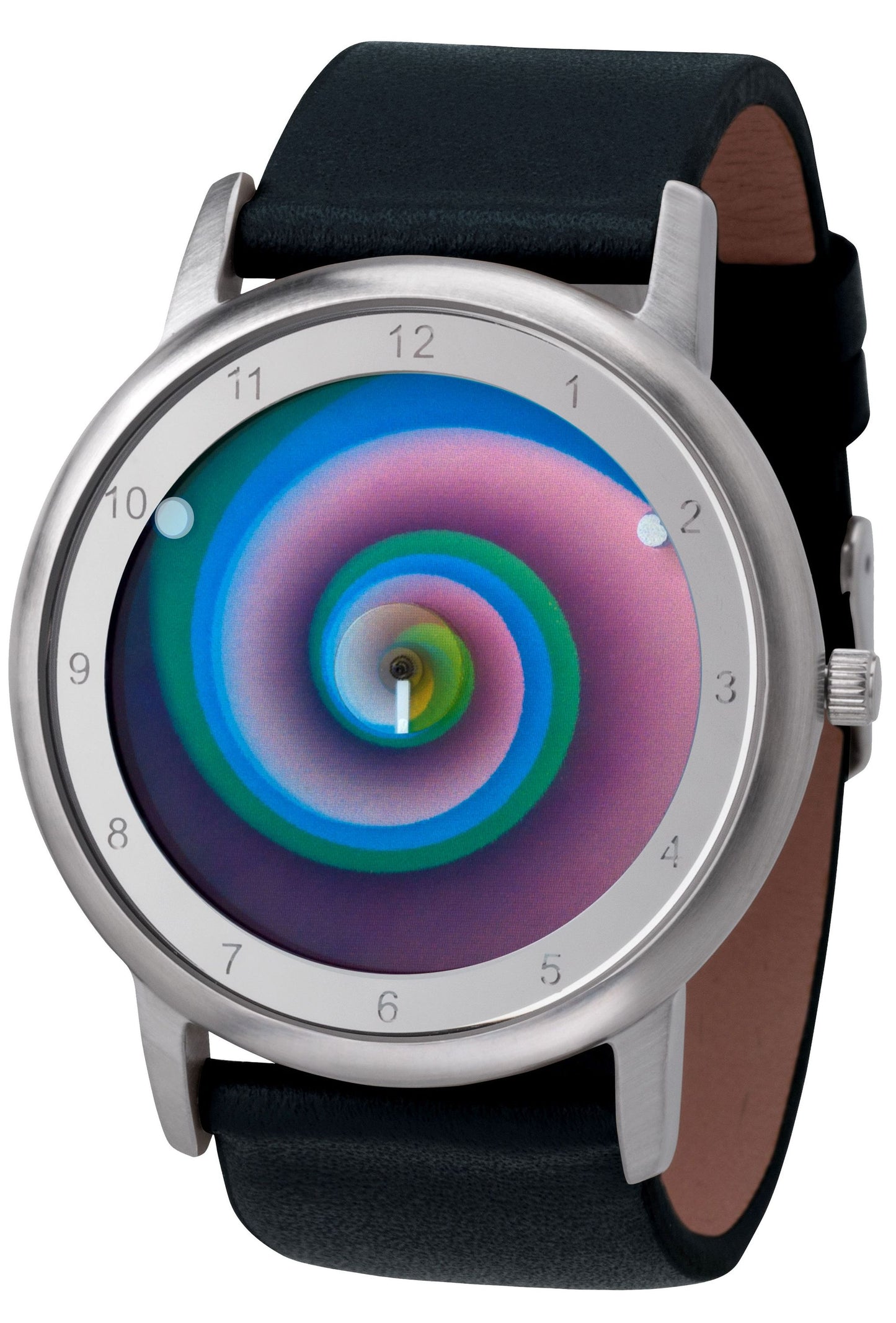 Avantgardia vertigo  - Unisex Künstler Armbanduhr mit Edelstahlgehäuse 5 bar wasserdicht