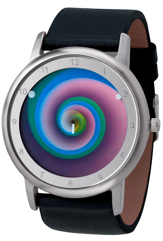 Avantgardia vertigo  - Unisex Künstler Armbanduhr mit Edelstahlgehäuse 5 bar wasserdicht