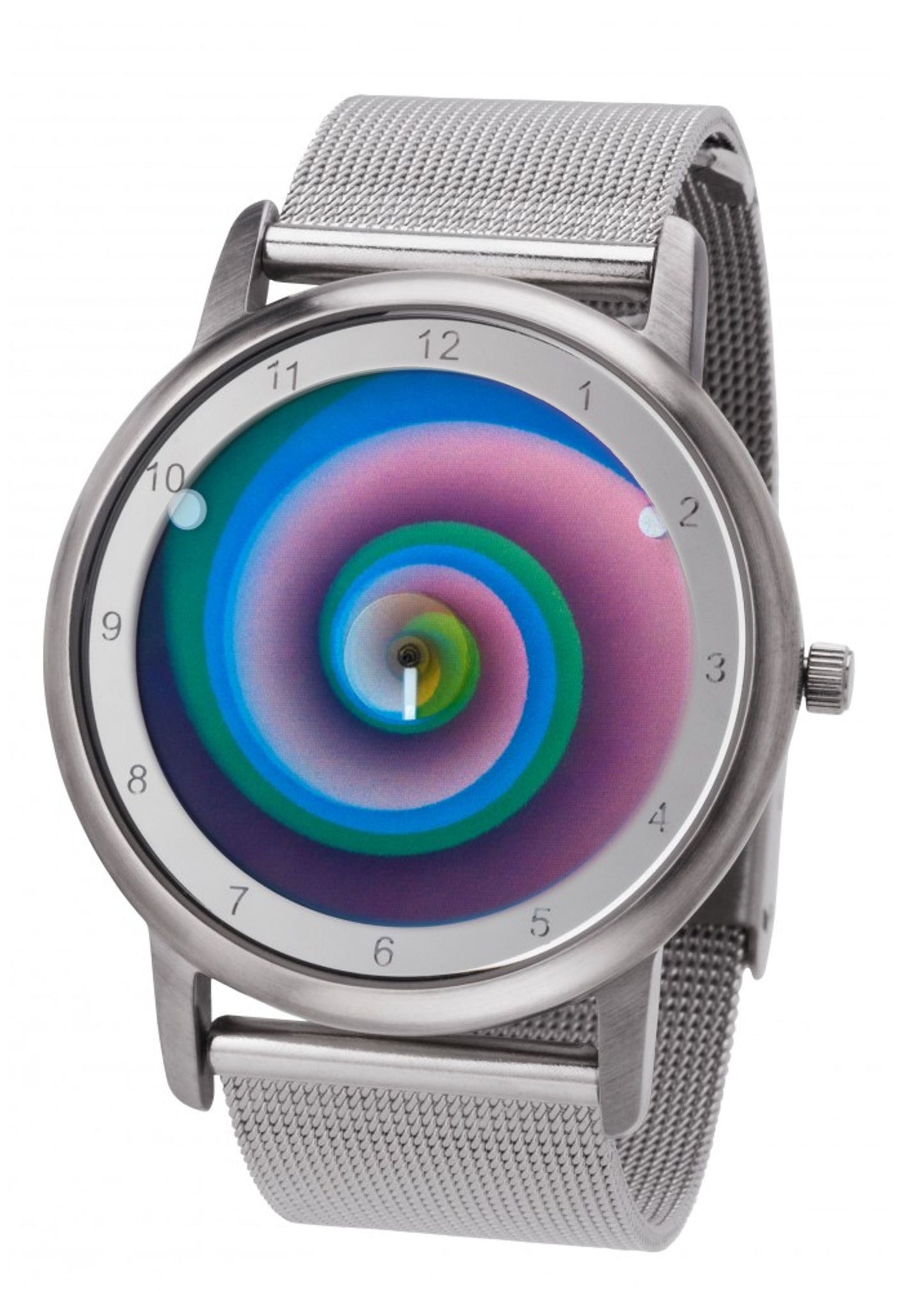 Avantgardia vertigo  - Unisex Künstler Armbanduhr mit Edelstahlgehäuse 5 bar wasserdicht