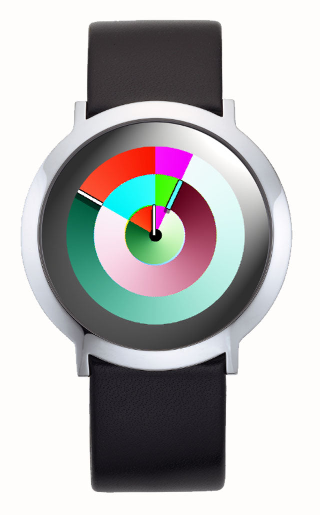 Serie ONE hurry, COLOUR INSPIRATION, UNISEX Armbanduhr, Edelstahl poliert