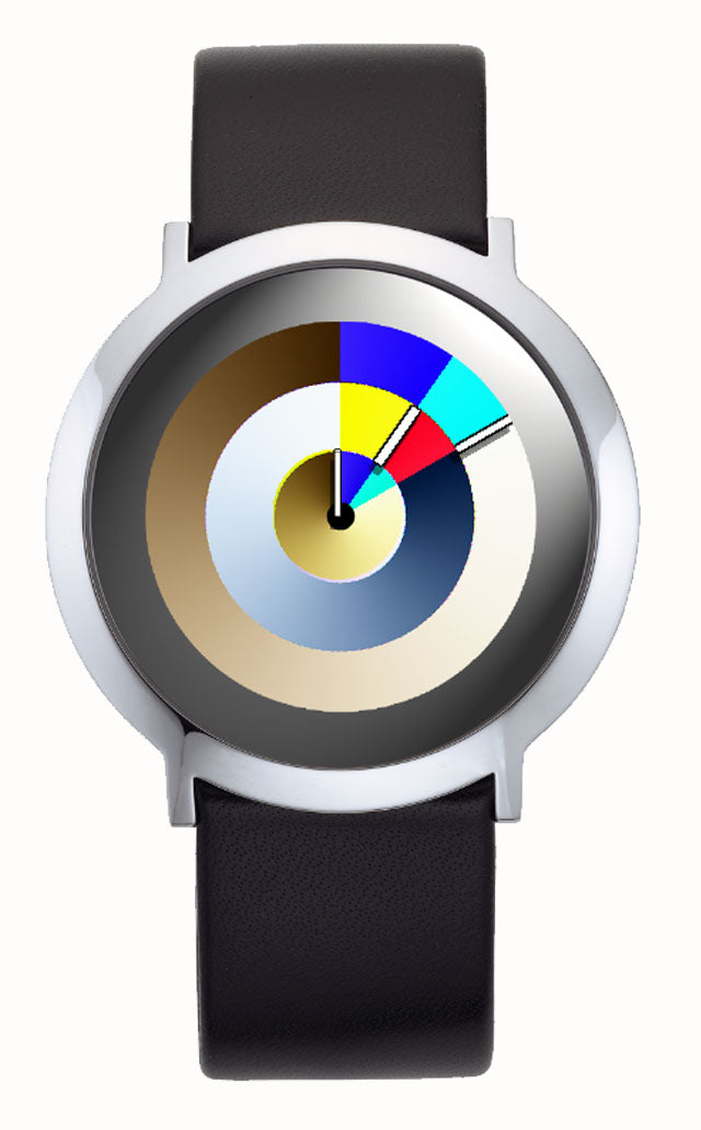 Serie ONE hurry, COLOUR INSPIRATION, UNISEX Armbanduhr, Edelstahl poliert
