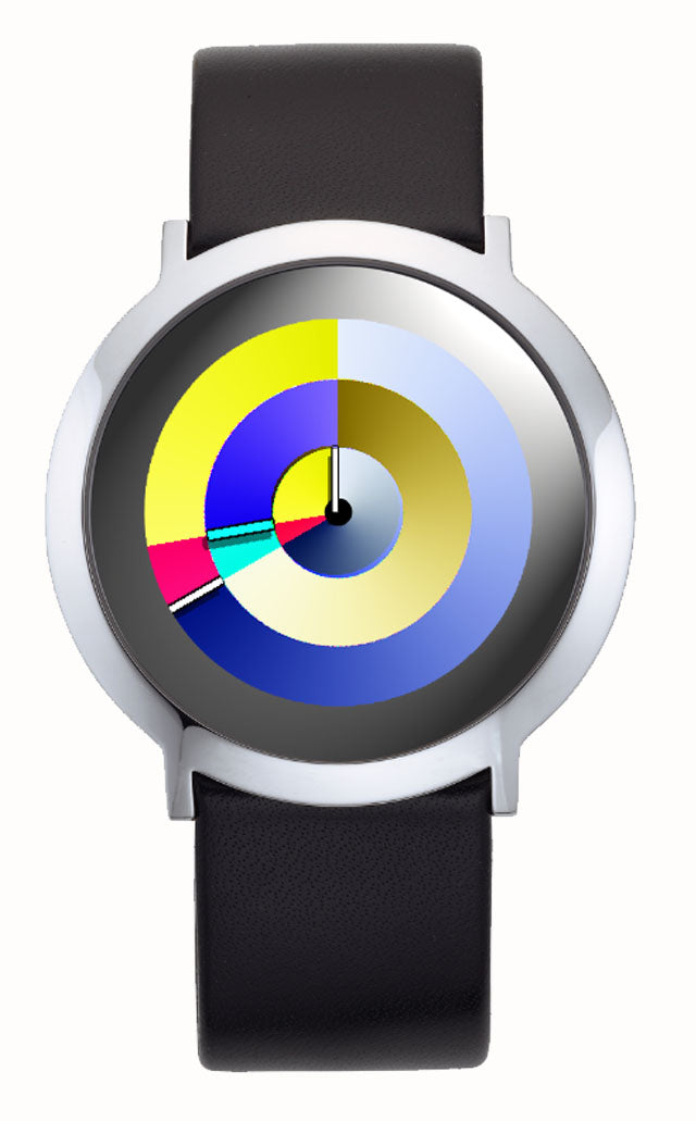 Serie ONE hurry, COLOUR INSPIRATION, UNISEX Armbanduhr, Edelstahl poliert