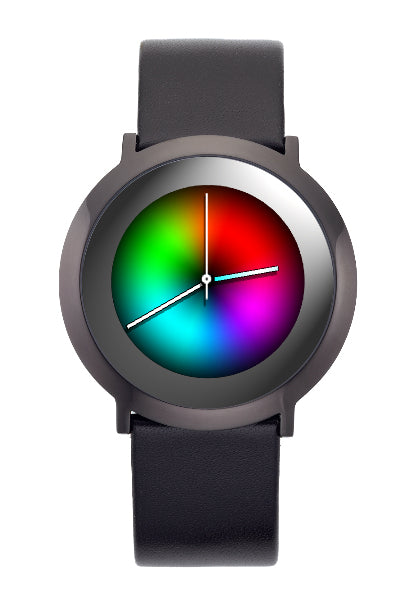 Serie ONE rules black polish Milanese, COLOUR INSPIRATION, UNISEX Armbanduhr, Edelstahl schwarz IP