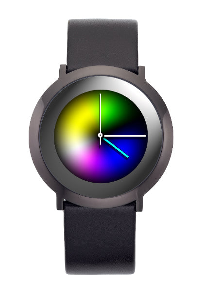 Serie ONE rules black polish Milanese, COLOUR INSPIRATION, UNISEX Armbanduhr, Edelstahl schwarz IP