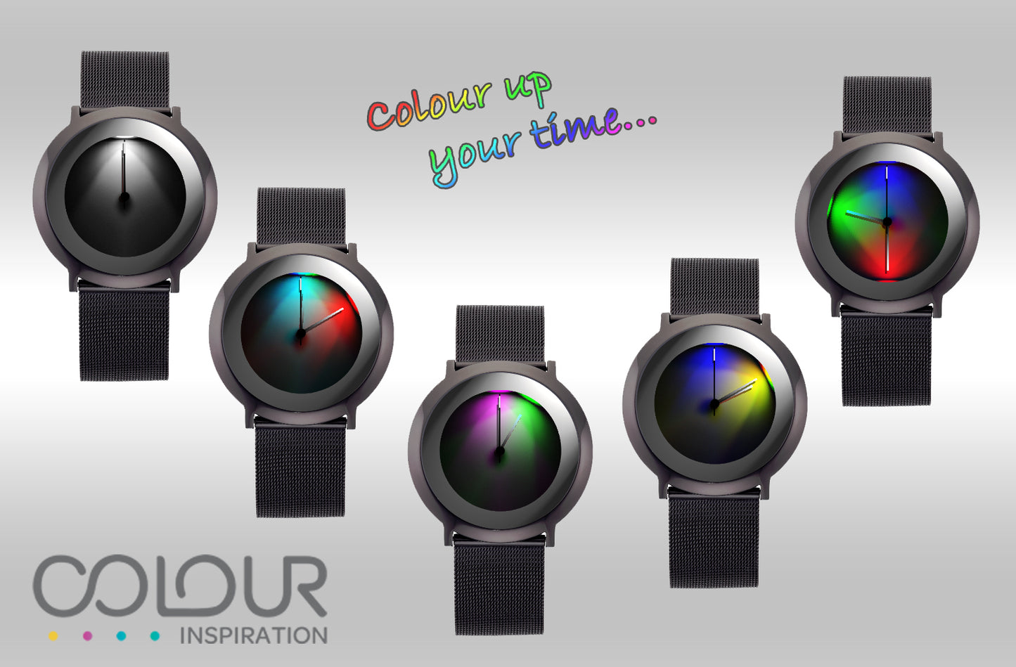 Serie ONE light Titan Milanese, COLOUR INSPIRATION, UNISEX Armbanduhr, Edelstahl