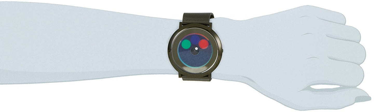 Serie ONE dot Titan Milanese, COLOUR INSPIRATION, UNISEX Armbanduhr, Edelstahl