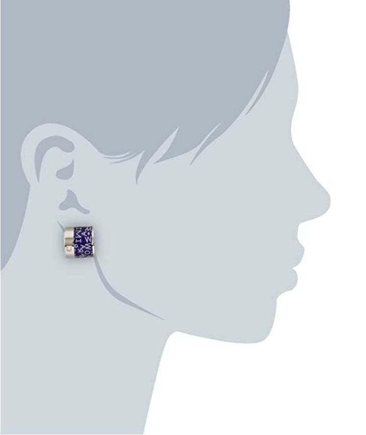 Edelstahlohrringe mit Diamant