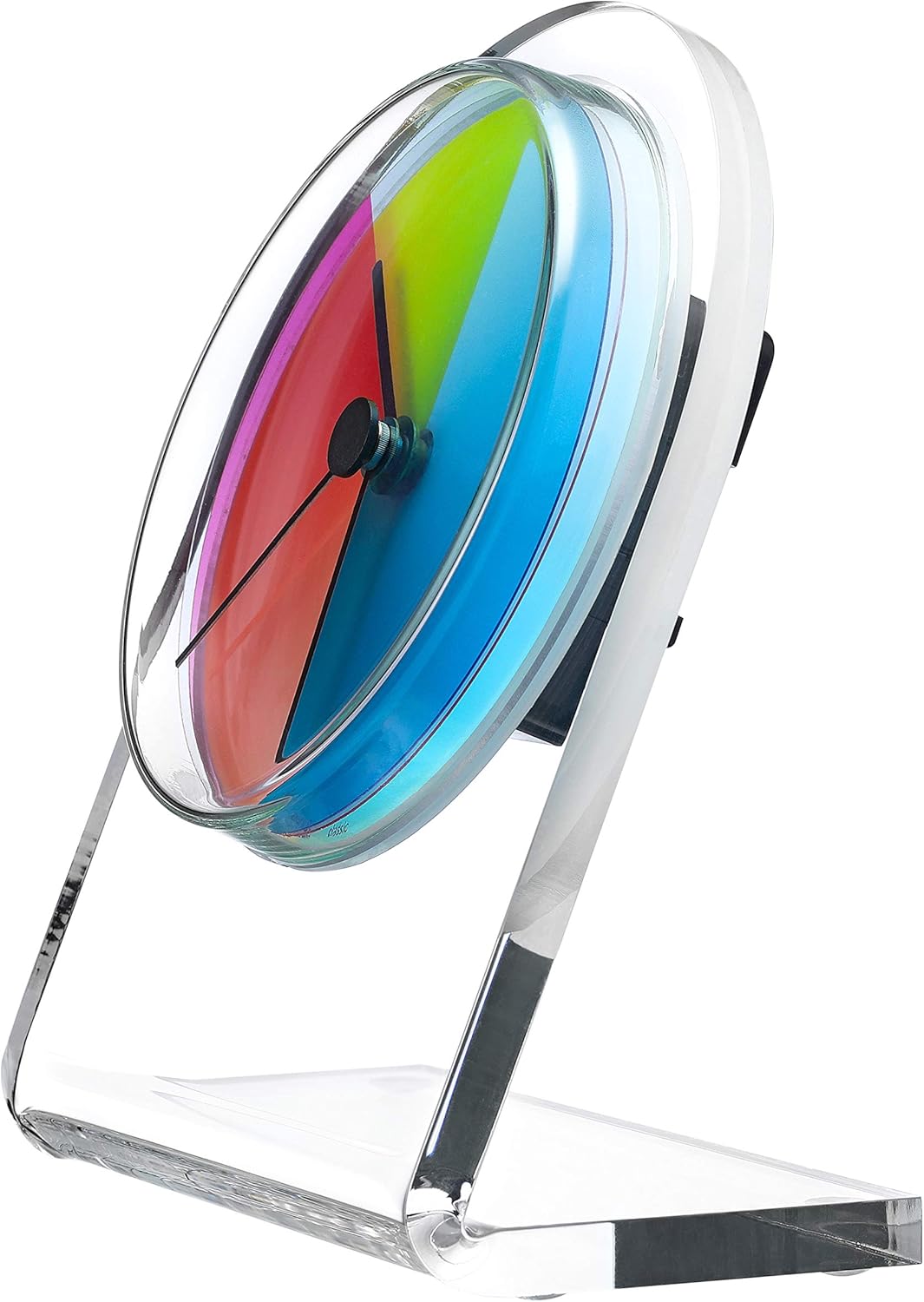 Petriplex classic, Acryl Tisch- und Regal Uhr (Buffetuhr)